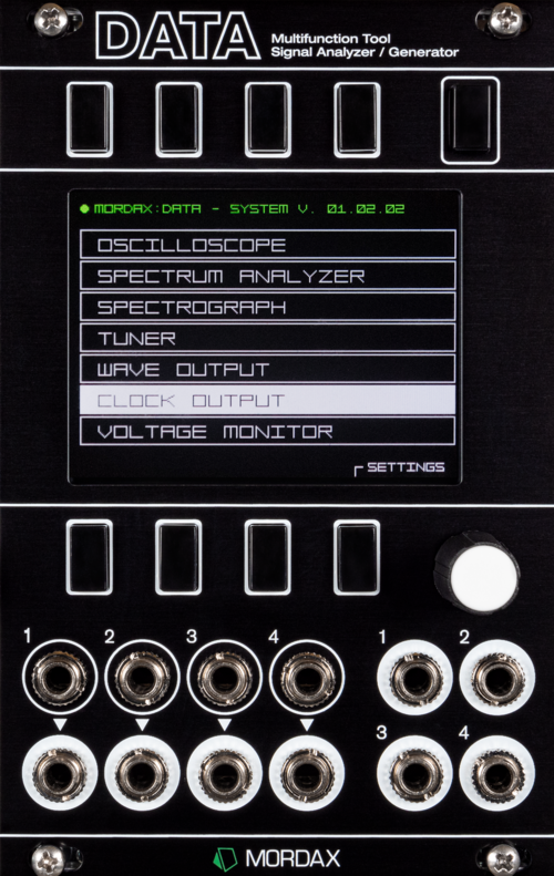 data in black