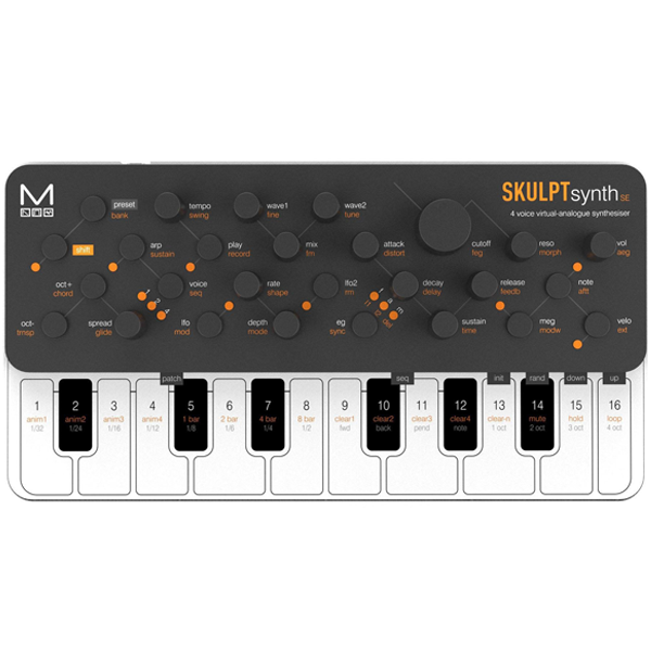 鍵盤楽器 Modal Electronics SKULPT SYNTHESISER WORLD SYNTHESIZER #2：間もなくKickstarterが終了、英Modal