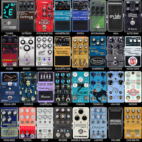 Effects pedals