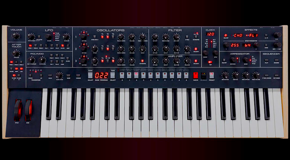 3-VCO Enhanced Ladder Filter Analog Poly Synth