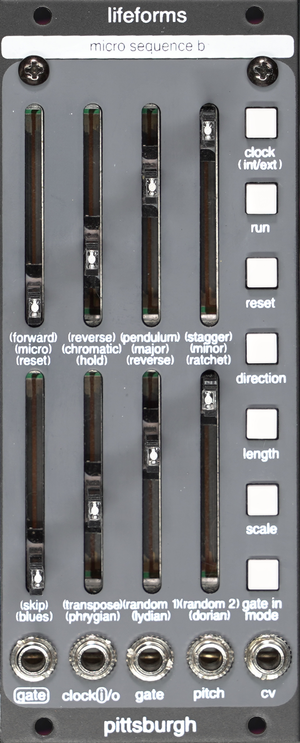 lifeforms microsequence b