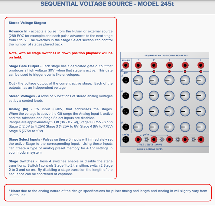 245t Sequential Voltage Source